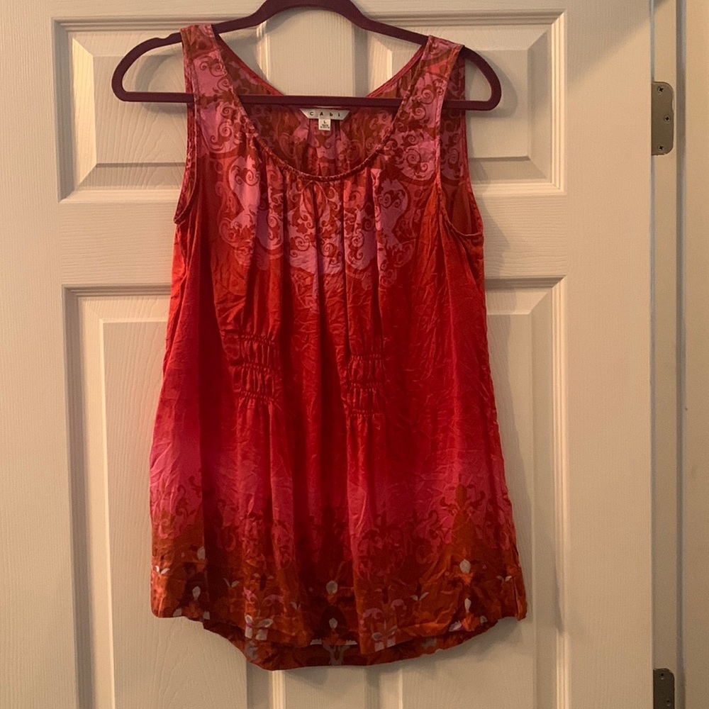 Very nice Cabi sleeveless top